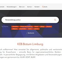 Neue Webseite der KEB ist online!
